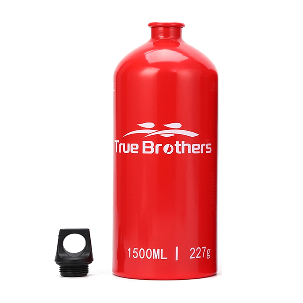 Description Picture 4 of item1.5L Aluminum Oil Fuel Bottle Alcohol Liquid Gas Oil Container for Camping Fuel Oil Stove Hiking Backpacking