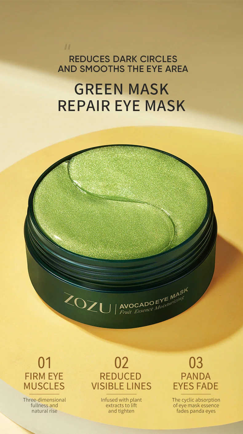 Description Picture 6 of item60pcs Eyes Masks Collagen Care Moisturizing Patches for Anti Wrinkles Dark Circle Remover Under Eyes Pads Puffy Eyes Treatments