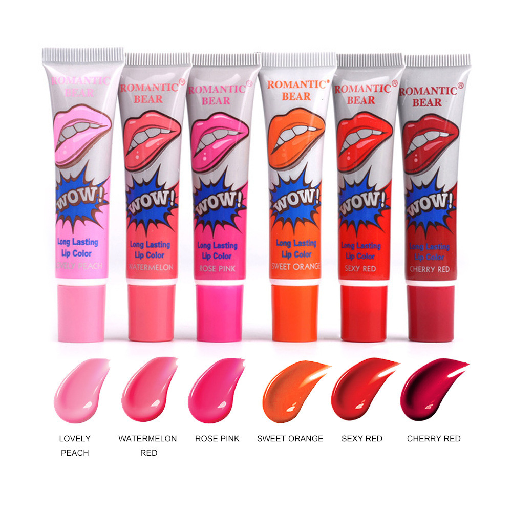 Description Picture 4 of itemMagic 6-colors Peel Liquid Lipstick Waterproof Lasting No Fading Color Tear Lip Gloss Tattoo Dyed Lip Glaze Lip Color Cosmetics