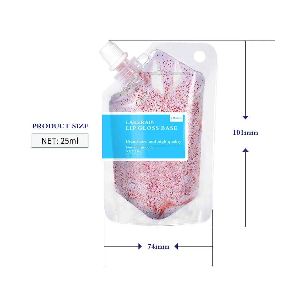 Description Picture 2 of item25ml Moisturing/Matte Lip Gloss Base for Lipgloss Diy Liquid Lipstick Handmade Vegan Base Oil with Glitter Shiny Lips Glitters