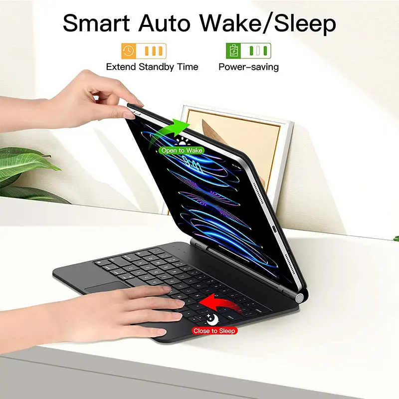 Description Picture 5 of itemMagic Magnetic Keyboard for iPad Pro 12.9 M2 2022 for iPad Pro 11 2022 10th English,German