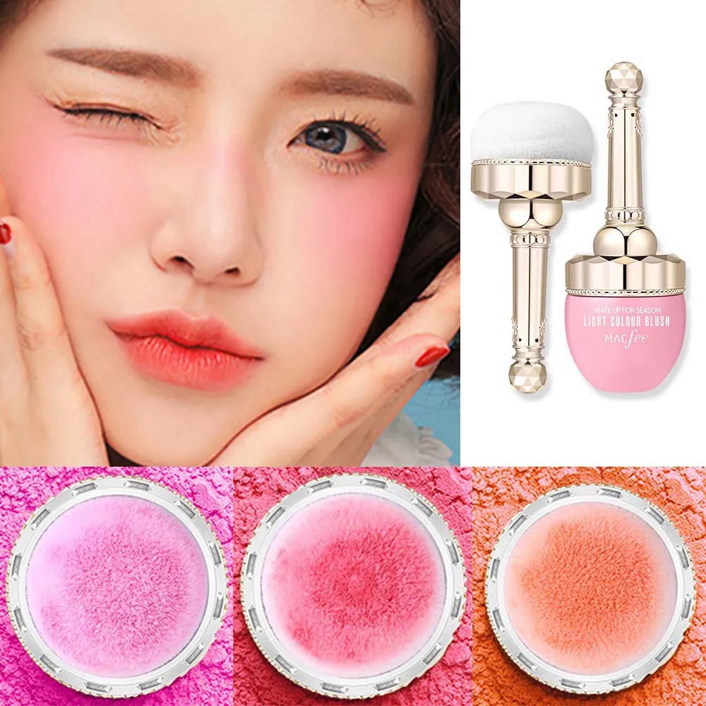 Makeup light colours Blusher Face Powder Pigment Mineral Peach Korean Blush Professional Texture Cheek Pprivate Label Cosmetics