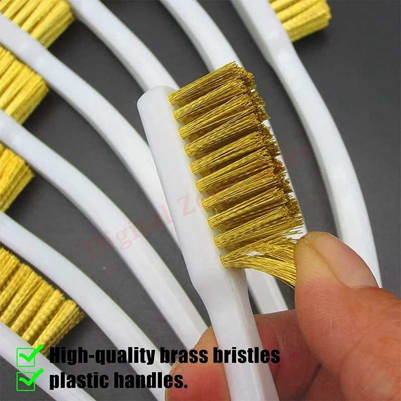 Description Picture 6 of item3Pcs 3D Printer Extruder Hotend Parts Nozzle Cleaning Tool Brass Toothbrush for Prusa i3/ Ender 3/ Ender 3 Pro/Mega i3