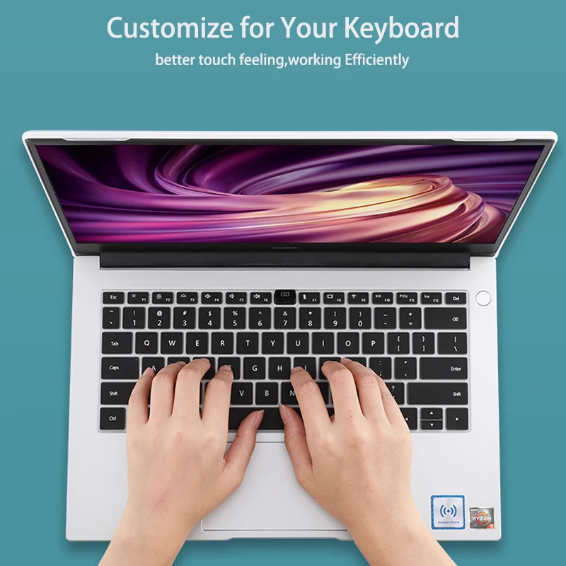Description Picture 6 of itemSilicone Keyboard Cover for Huawei MateBook 13 14 XPro D14 D15 Laptop Notebook Protecter Skin Film for MagicBook 14 15