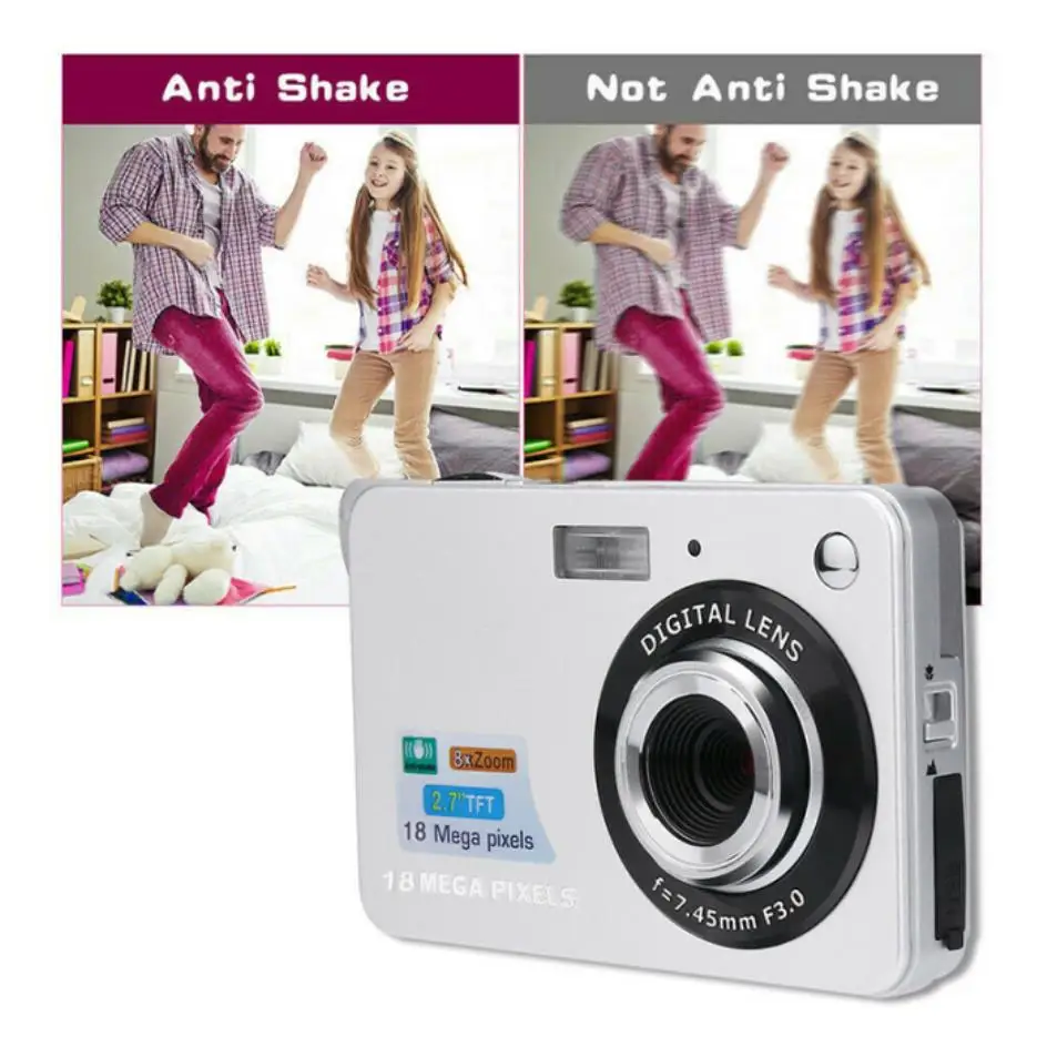 Description Picture 6 of itemHot Sale 2.7Inch TFT LCD HD Screen Digital Camera Anti-Shake Face Detection Camcorder