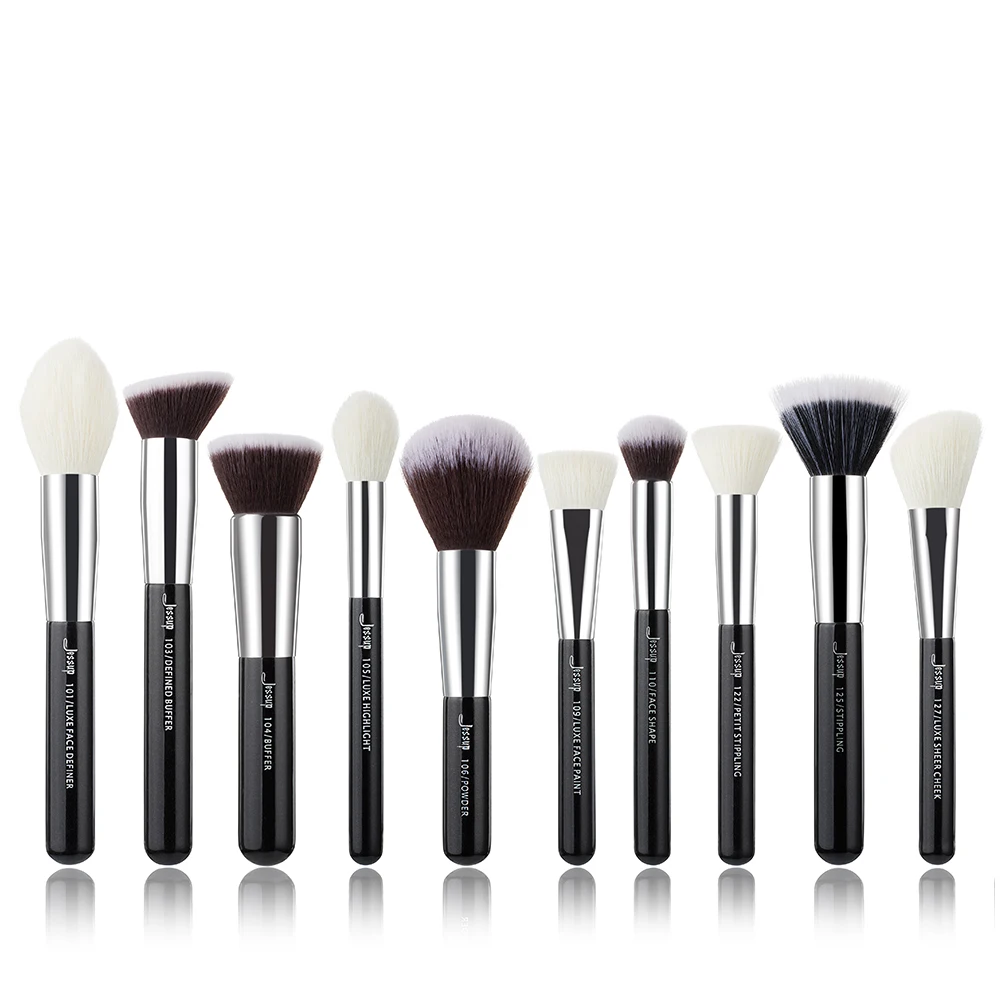 Description Picture 2 of itemJessup Brushes Face Makeup Brushes Set 10pcs Cosmetic Make Up Brush Contour Powder Blush Makeup Brushes Set