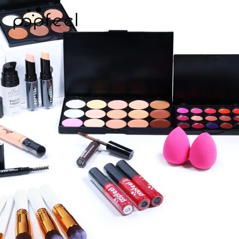 Description Picture 5 of itemKIT011 ALL IN ONE Fenty Beauty Kit Make Up Sets Cosmetics Full Set Eyes Face Skin Cosmetics Makeup Brushes Makeup Bag Primer