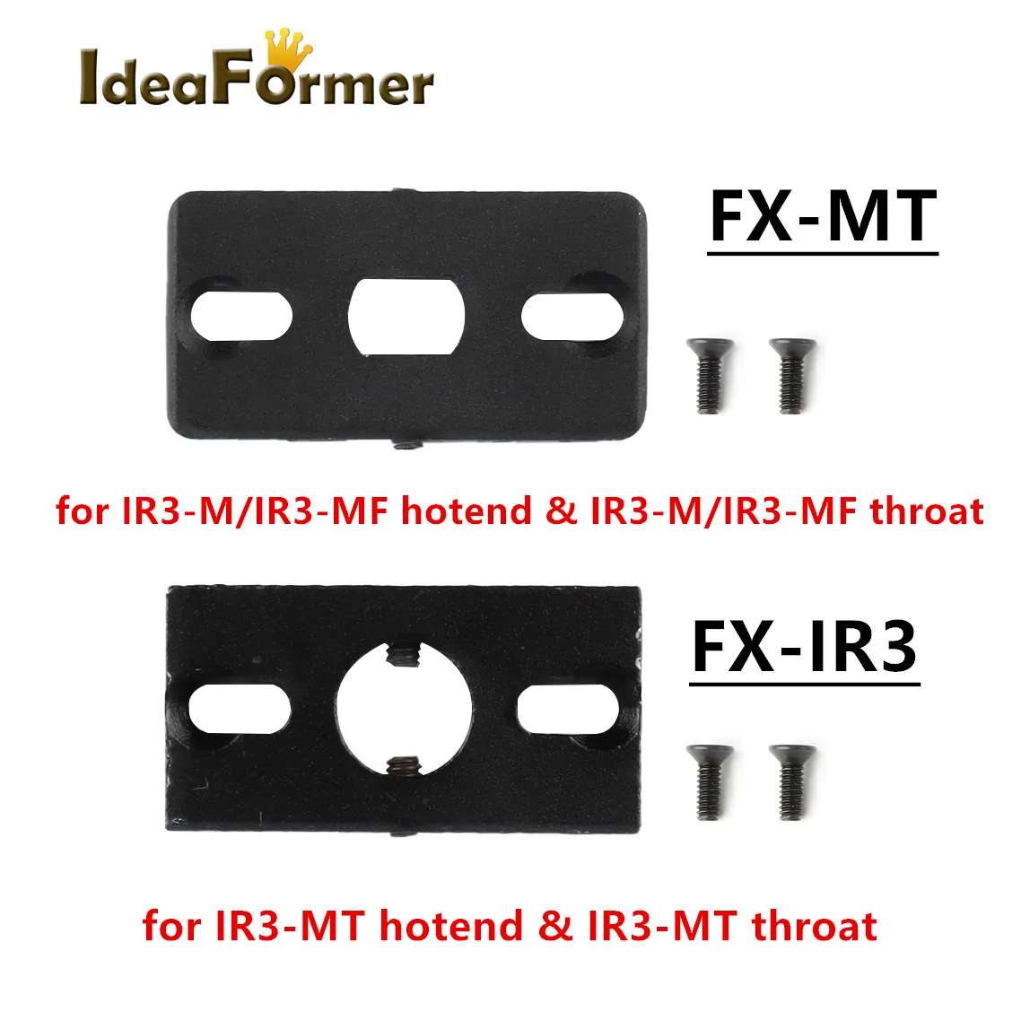 Description Picture 2 of itemThroat Fixing Sheet for IdeaFormer IR3 V1 Hotend IR3-MT IR-M IR3-MF Print Head Throat
