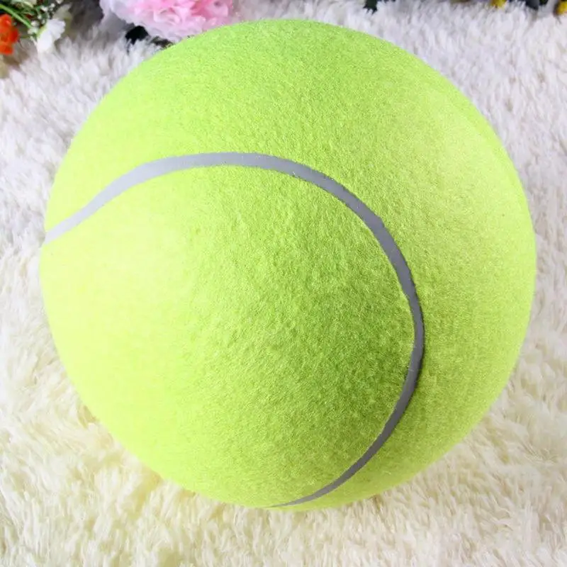 Description Picture 6 of item7/8/9.5Inch Dog Tennis Ball Giant Pet Toys for Dog Chewing Toy Signature Mega Jumbo Kids Ball Training Supplies Dropship Plush