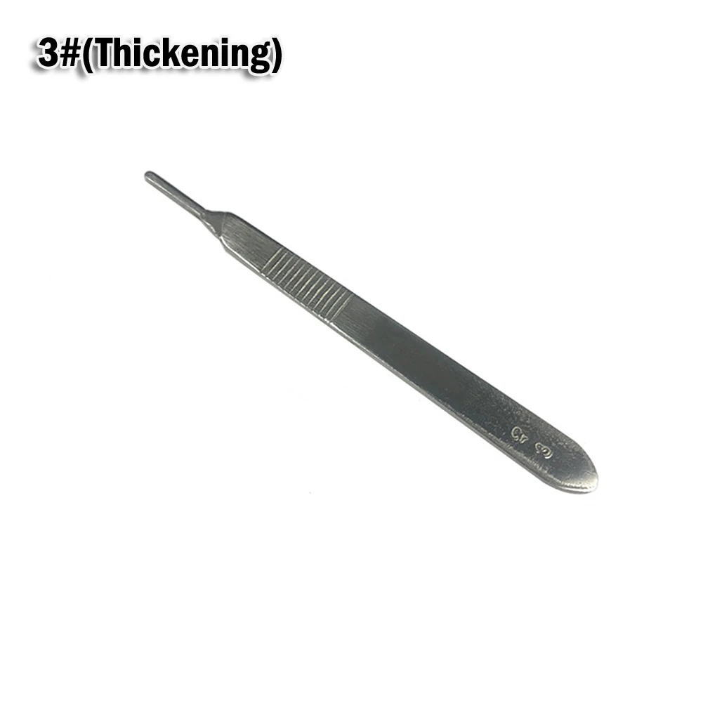 Description Picture 6 of itemSteel Scalpel Handle Utility Blade Handle Carving Replacement 3# 4#/7# PCB Repair Animal Surgical Knife Carving DIY Hand Tools