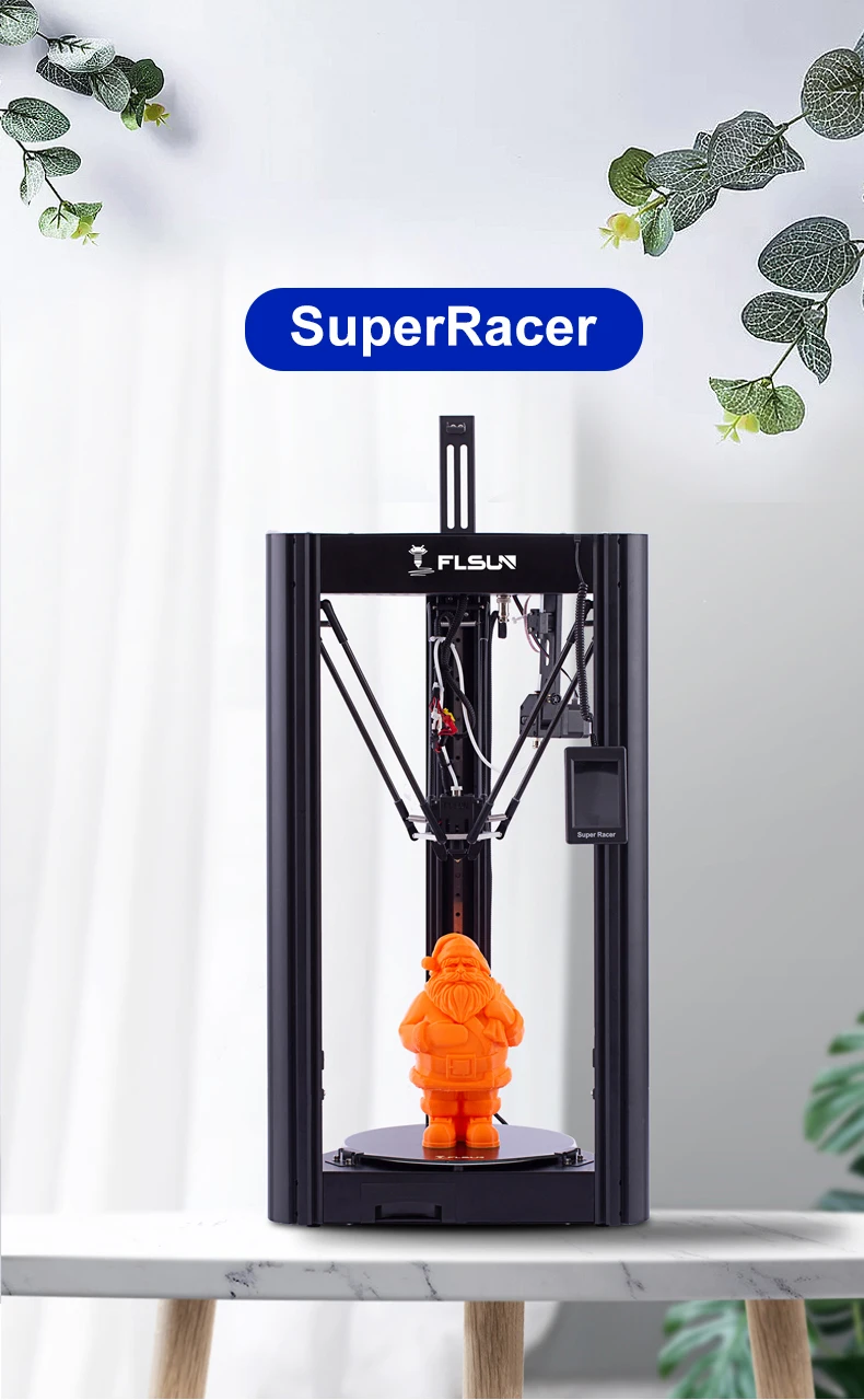 Description Picture 2 of itemFLSUN SuperRacer SR 3D Printer 200mm/s Auto-leveling TMC2209 Silent Driver Touch Screen 32-Bit Processor Linear Rail