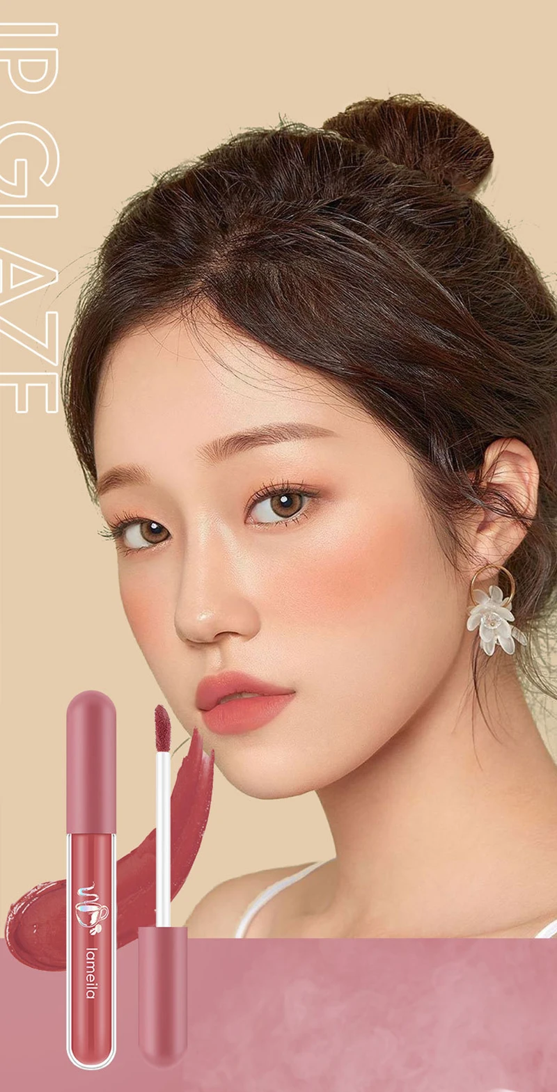 Description Picture 5 of itemLip Gloss Makeup For Women Velvet Matte Lipstick Beauty Health Lip Glaze Lip Tint Cosmetics Lipgloss