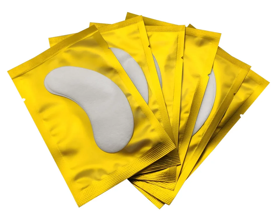 Description Picture 6 of item500 pairs Eyelash Extension Paper Patches Grafting Eye Stickers Lint-free Eyelash Under Eye Pads Eye Paper Patches Tips Sticker