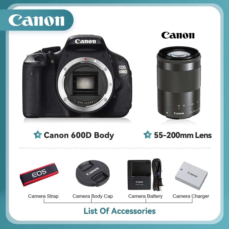 600D Add 55-200mm