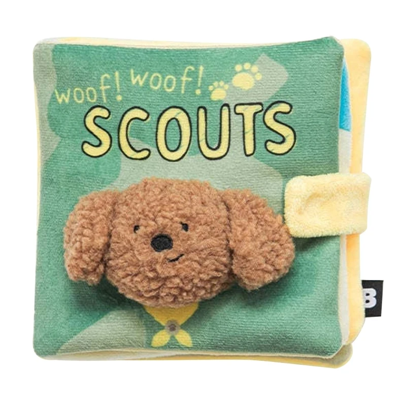 Description Picture 2 of itemLeaking Food Cute Sniffing Sound Books Reading Toys Dogs Tibetan Food Books Pet Plush Toys Dogs Supplies Birthday