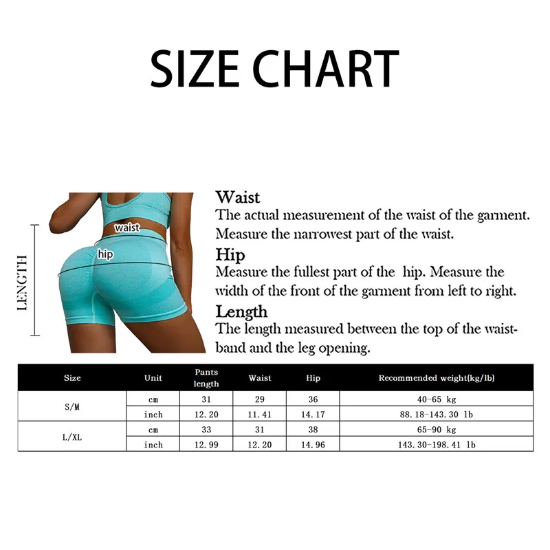 Description Picture 2 of itemWomen's Seamless Sports Gym Shorts High Waist Summer Push Up Short Leggings For Bicycling Ladies Slimming Fitness Workout Shorts