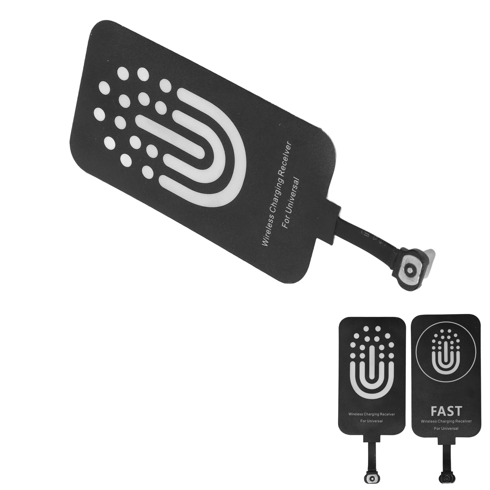 Wireless Charging Adapter Ultra Thin Phone Charger Receiver with Magnetic Charging Line for Samsung for Iconic Brand for Huawei
