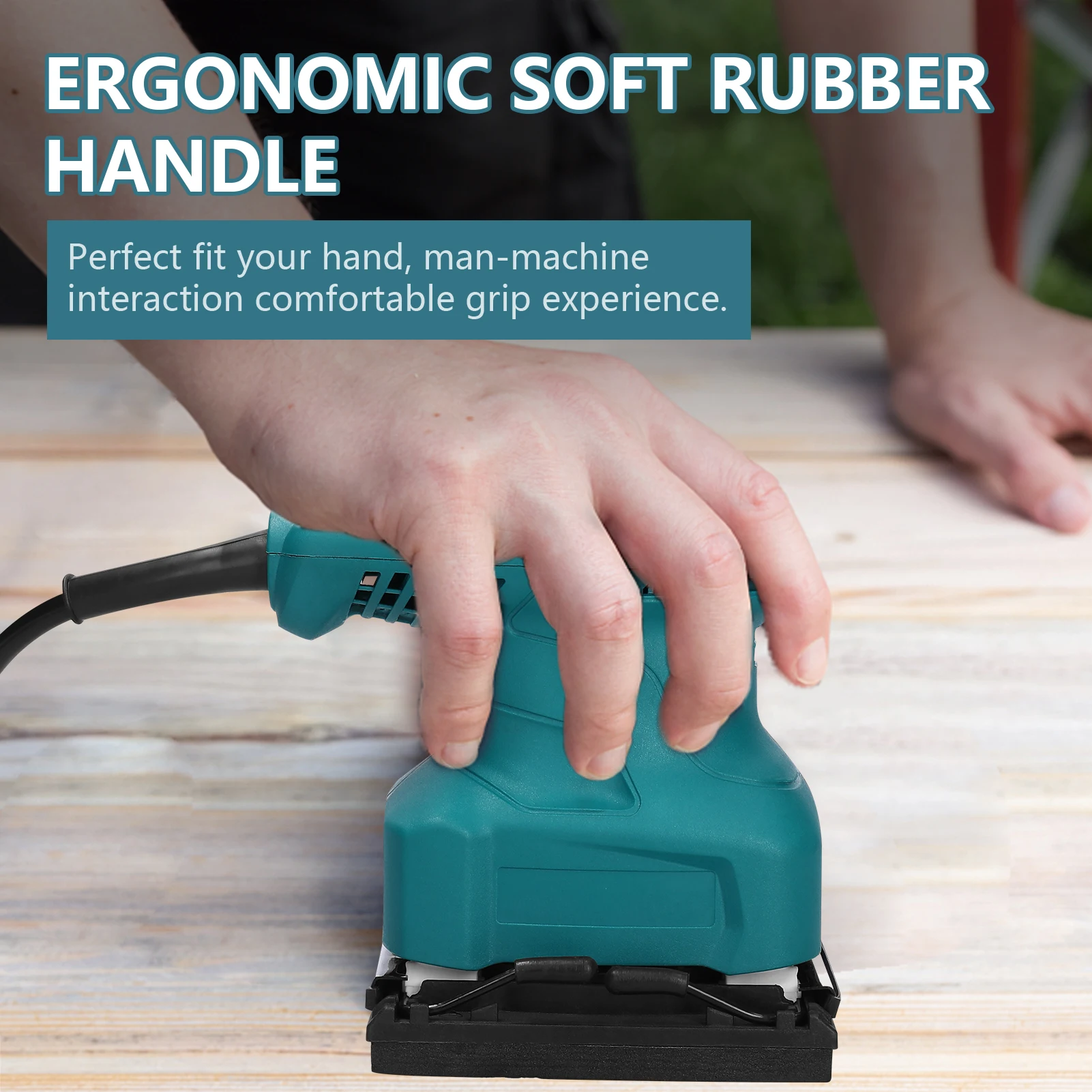 230W Orbital Sander Wood Grinder Electric Car Polisher Multifunctional Wood Metal Waxing Polishing Grinding Sanding Machine