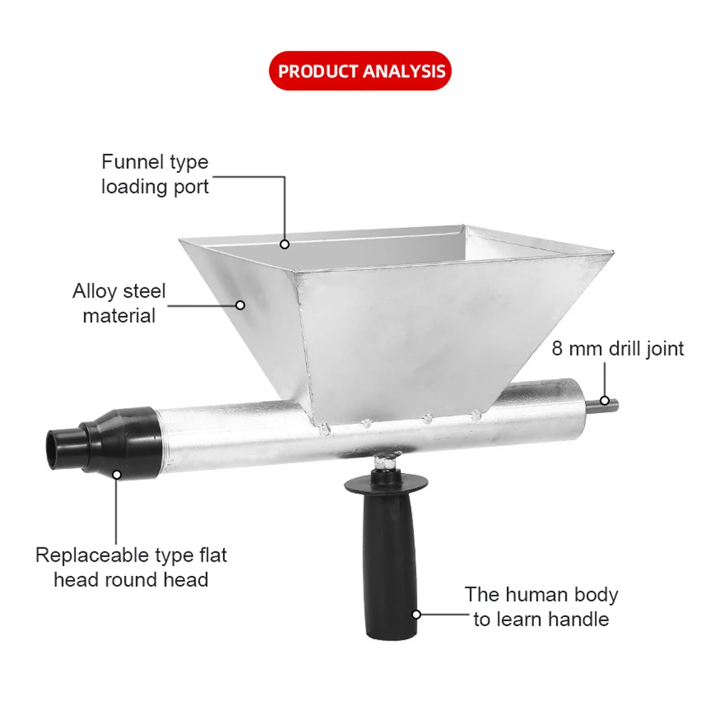 Description Picture 6 of itemPortable Electric Cement Filling Machine Handheld Door Window Grouter Household Cement Grouting Machine