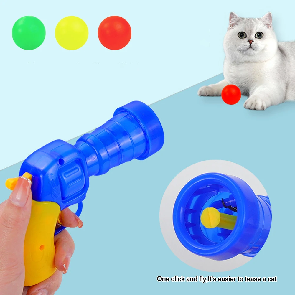Description Picture 4 of itemCat Toys Creative Random Color Pompoms Games Stretch Interactive Training Plush Ball Toys for Cat Pets Supplies Accessories