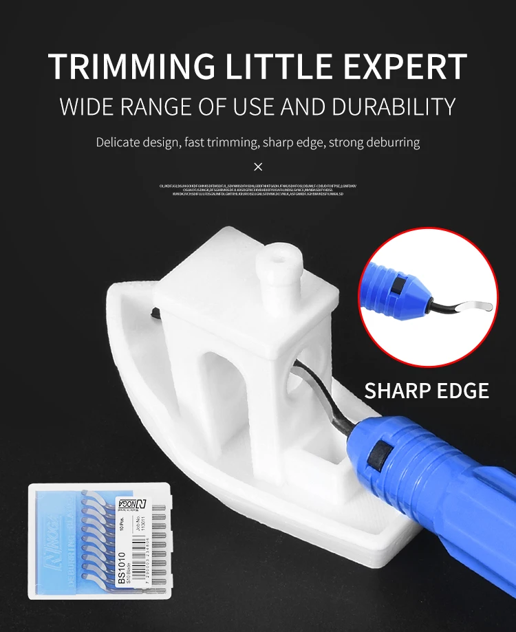 Description Picture 5 of item3D Printer Tool Kit Trimming Knife Scraper Cleaning Needle Tweezers Pliers Scraper Basic Deburring Tools Kit DIY 3D Printer Part