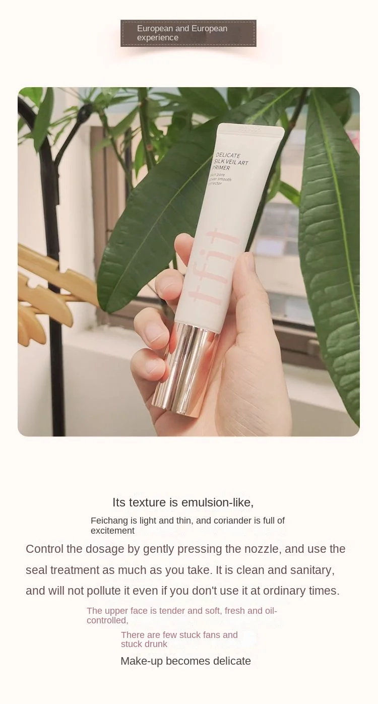 Description Picture 5 of itemTFIT Makeup Base Face Primer Concealer Invisible Pore Light Oil-Free Skin Pore Cover Smooth Corrector Foundation Korea Cosmetic