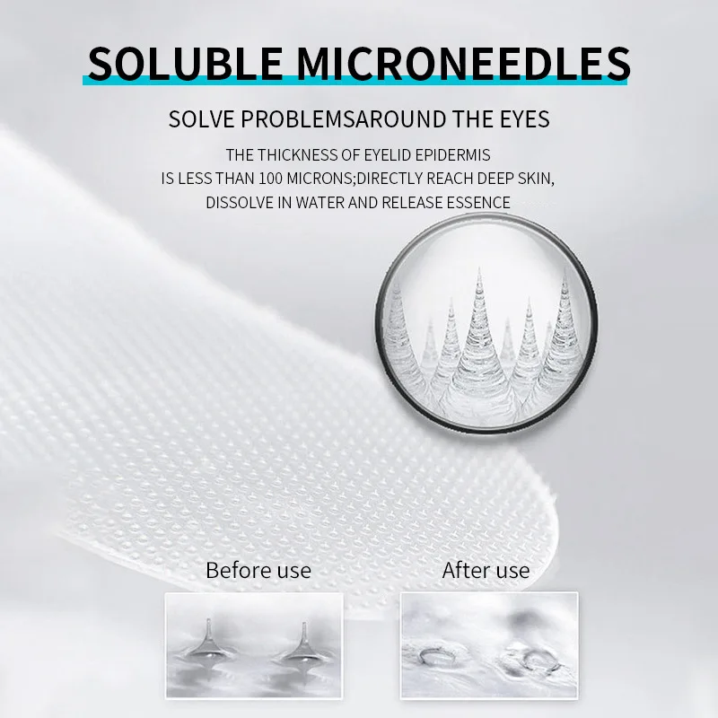 Description Picture 3 of item1/3Pairs Collagen Micro-needle Eye Mask Patches Anti-wrikles Remove Dark Circles Eye Bags Moisturizing Eye Skin Firming Mask Set