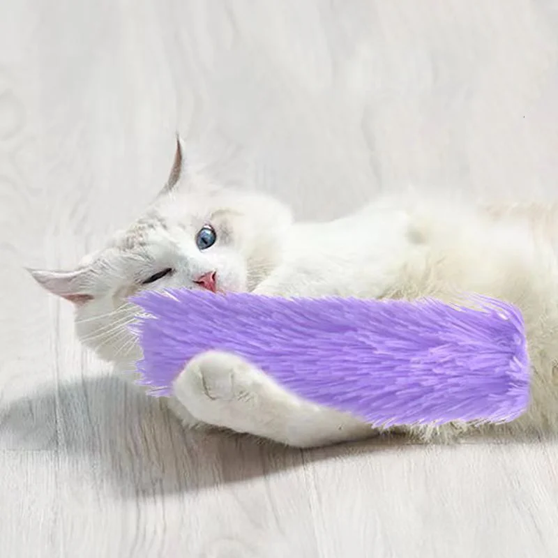 Description Picture 4 of itemCat Plush Toy Strip Pillow Cat Soft Toy Teaser Cat Catnip Toys Funny Cat Stick Interactive Cat Playing Toy Funny Cat Supplies