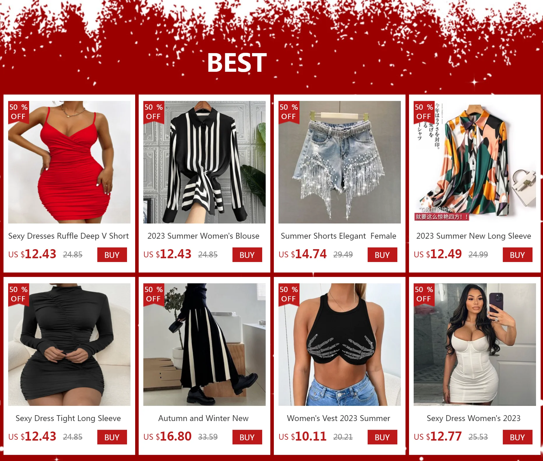 Description Picture 2 of itemNightclub Sexy Tight Denim Shorts New Arrival Rafted 2023 Ultra Short Fashionable Low Waist Jeans for Women