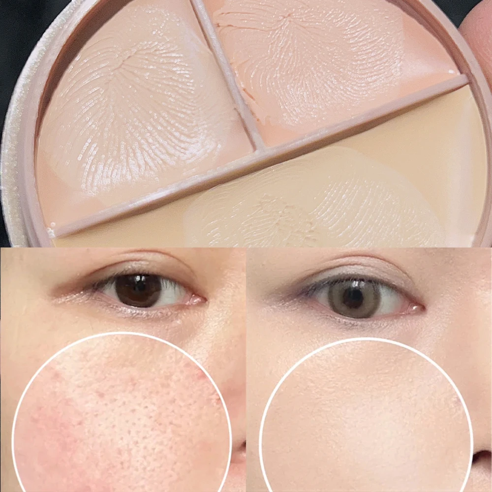 Description Picture 4 of item1PC High Coverage Concealer Palette Corrector Anti Dark Circle Freckle Waterproof Foundation Cream for Face Makeup Base Cosmetic