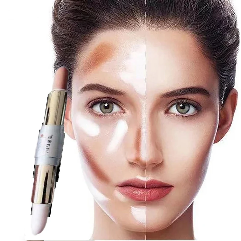 Description Picture 3 of itemShezi Double-end Face Highlight Charming Face Oil-control Concealer Pencil Facial Highlight Corrector Repair Stick Pen Cosmetics
