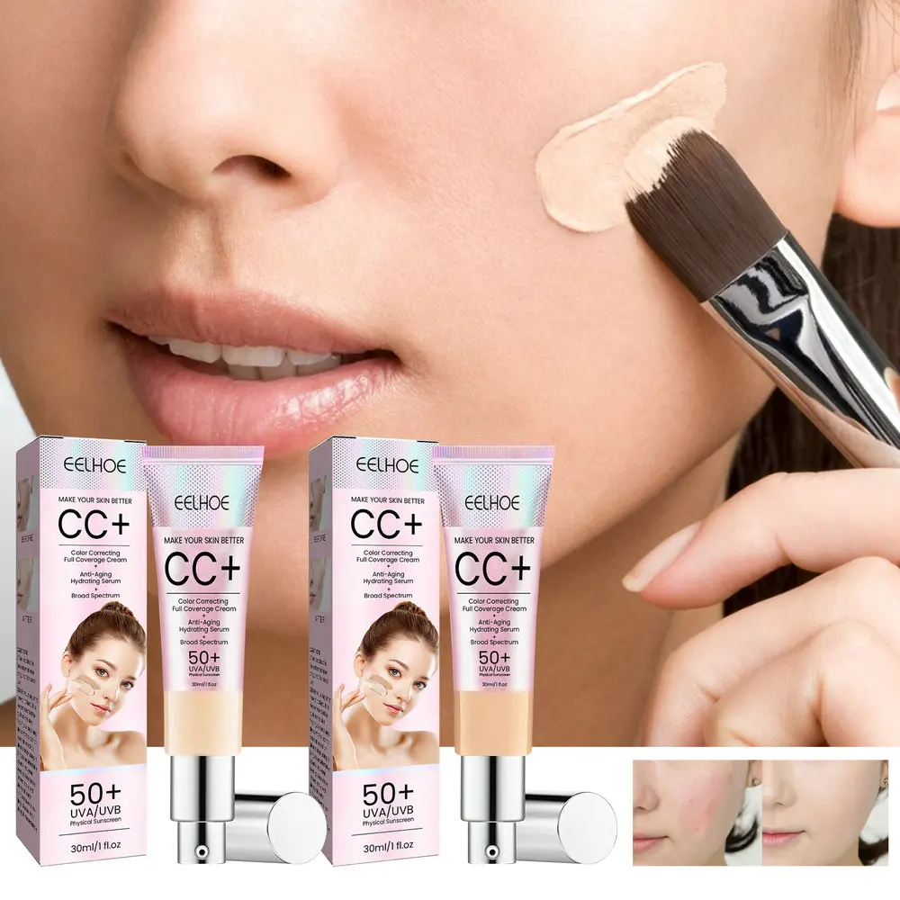 Description Picture 2 of itemCc Cream Liquid Foundation Natural Concealer Waterproof Repairing Whitening Skin Hydrating and Moisturizing Women's Cosmetics
