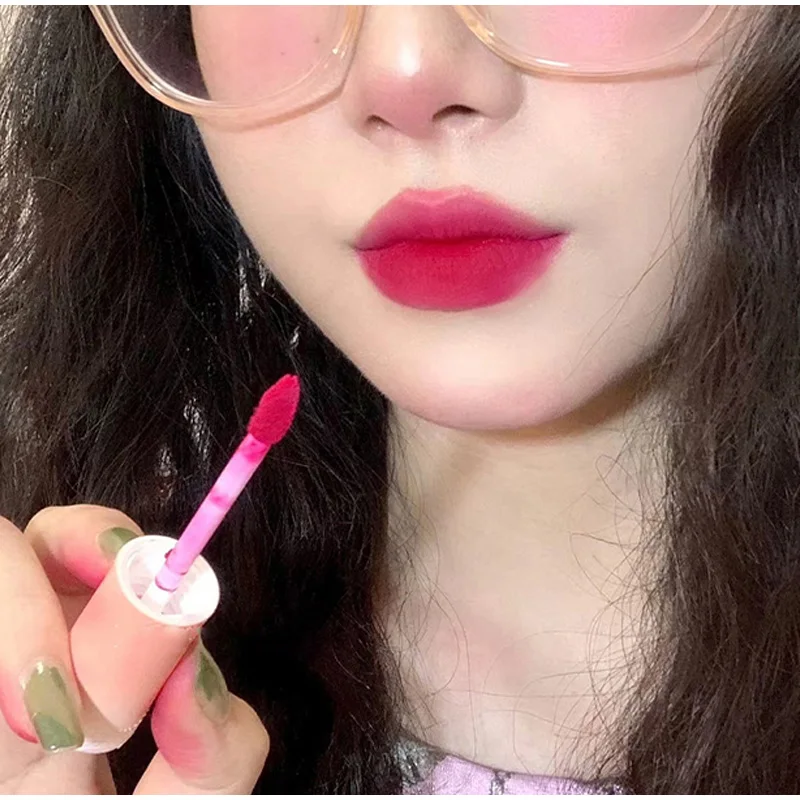 Description Picture 2 of itemCappuvini Matte Velvet Lip Gloss Long Lasting Lip Mud Tint Blush Non-stick Cup Waterproof Lipstick Female Makeup Korean Cosmetic