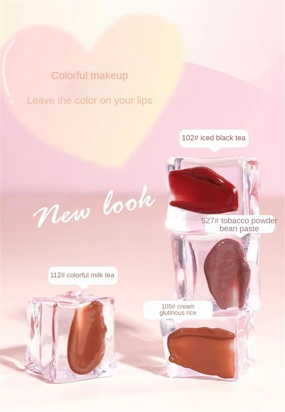 Description Picture 5 of itemNOVO Lip Gloss Mirror Lipstick Lustre Lip Glaze Waterproof Lip Tint Non-fading Non-stick Cup Beauty Cosmetics Make-up for Women