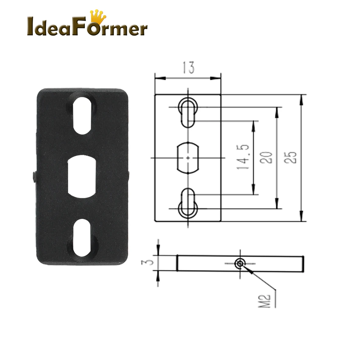 Description Picture 4 of itemThroat Fixing Sheet for IdeaFormer IR3 V1 Hotend IR3-MT IR-M IR3-MF Print Head Throat