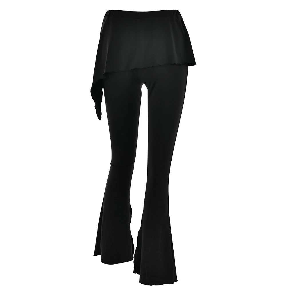 Description Picture 4 of itemFantoye Autumn New High Waist Women Pants Black High Strech Bodycon Pants Female Skinny Solid Casual Outside Streetwear 2023