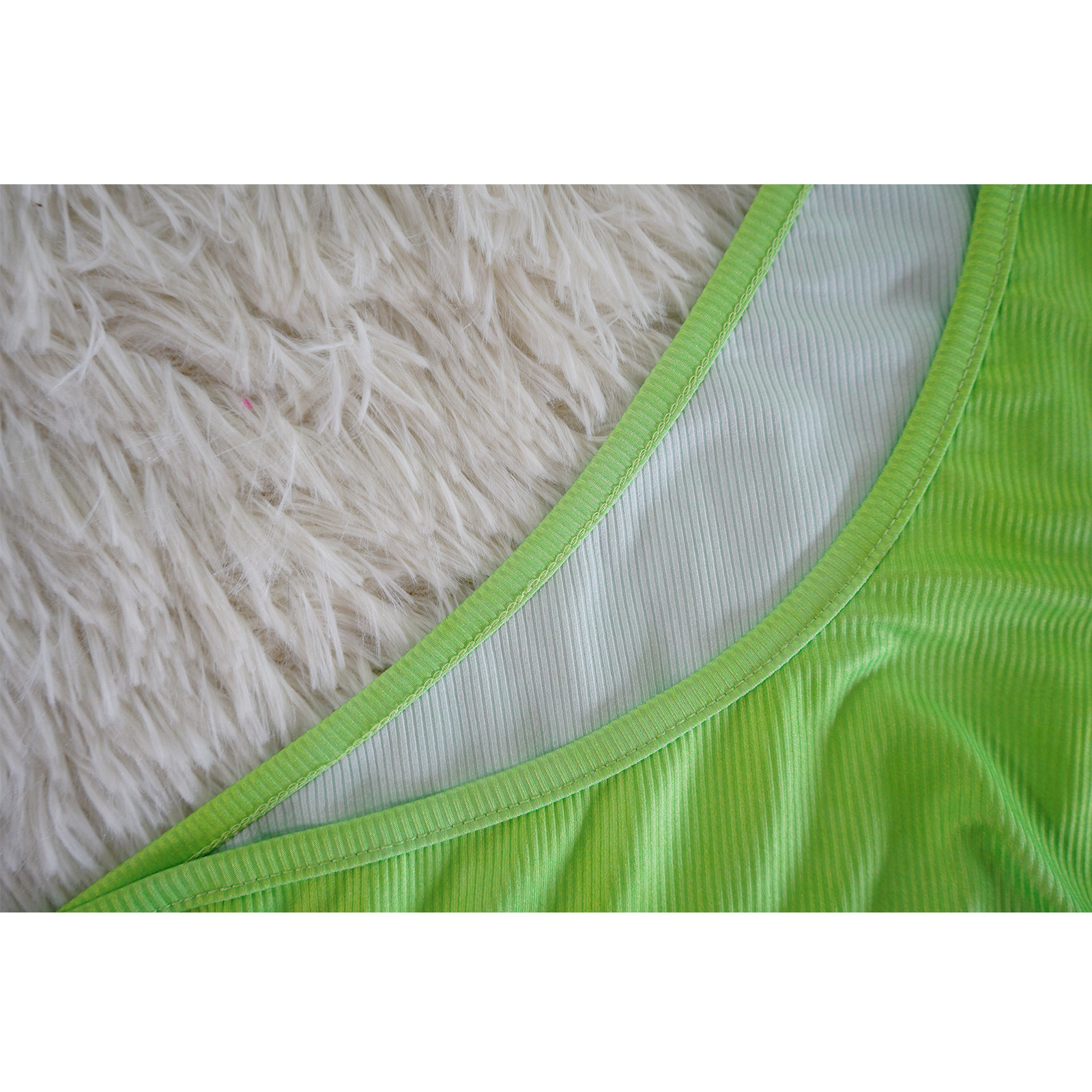 Description Picture 6 of itemCM.YAYA Fashion Yoga Women Two 2 Piece Set Outfit Sleeveless One Shoulder Crop Top and Legging Shorts Suit 2023 Summer Tracksuit