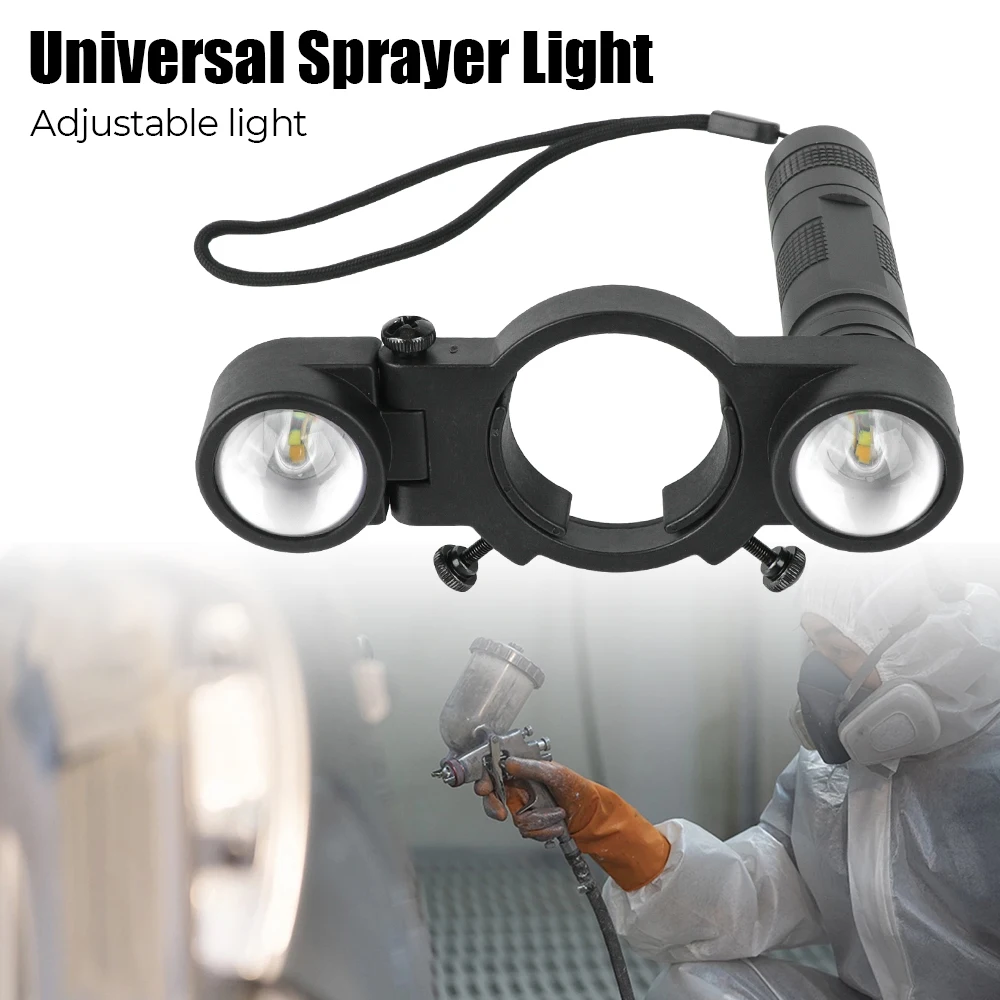Spraying Machine Light Portable for Sprayer Tool Rechargeable Fill-in Light Universal Spray Light Adjustable Airbrush Lighting