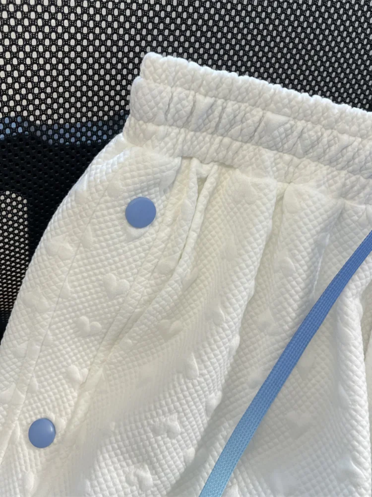Description Picture 6 of itemKOSAHIKI 2023 Vintage 3d Heart Sweatpants Korean Harajuku Casual Streetwear Women High Waist Drawstring All Match Harem Pants