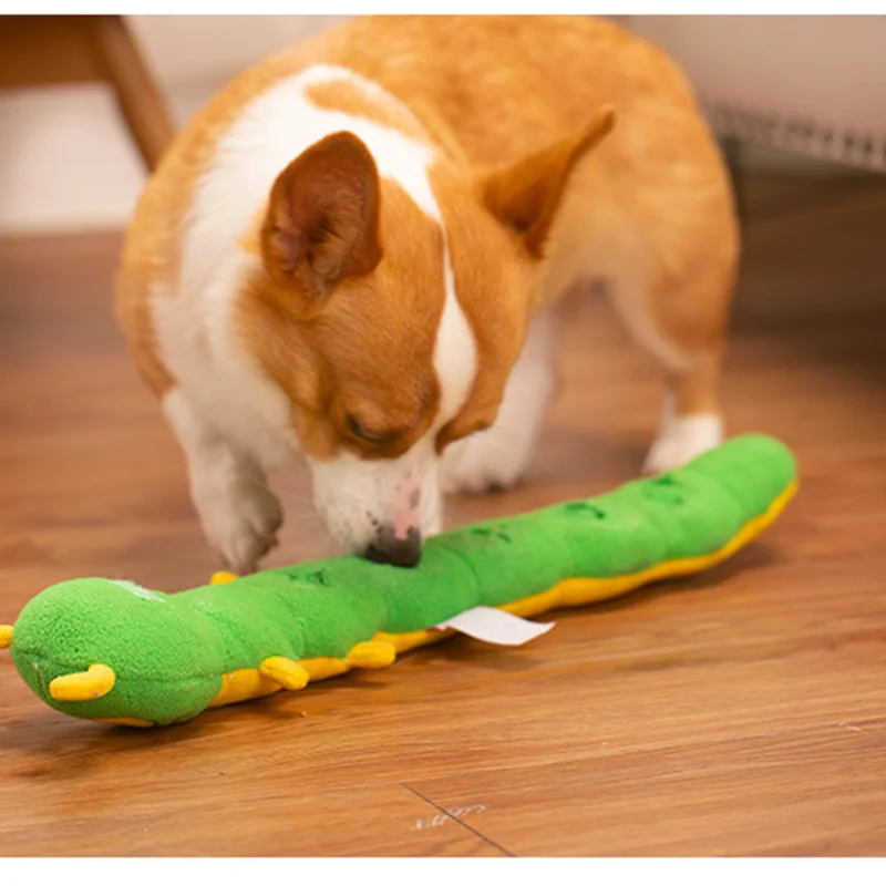 Description Picture 2 of itemPet Squeaky Toys Dog Soft Plush Puppy Sound Dog Chew Toys Animals Shape Molar Teeth Clean Duck for Medium Large  Pets Supplies