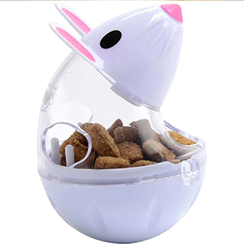 Description Picture 4 of itemFood Leakage Tumbler Feeder Treat Ball Cute Little Mouse Toys Interactive Toy for Cat Food Slow Feeding Pet Toy Supplies