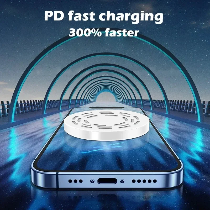 For Magsafe 20W Original Magnetic Wireless Fast Charging For iPhone 14 13 12 11 Pro Max Mini X XR XS SE USB-C Fast Charger Cable