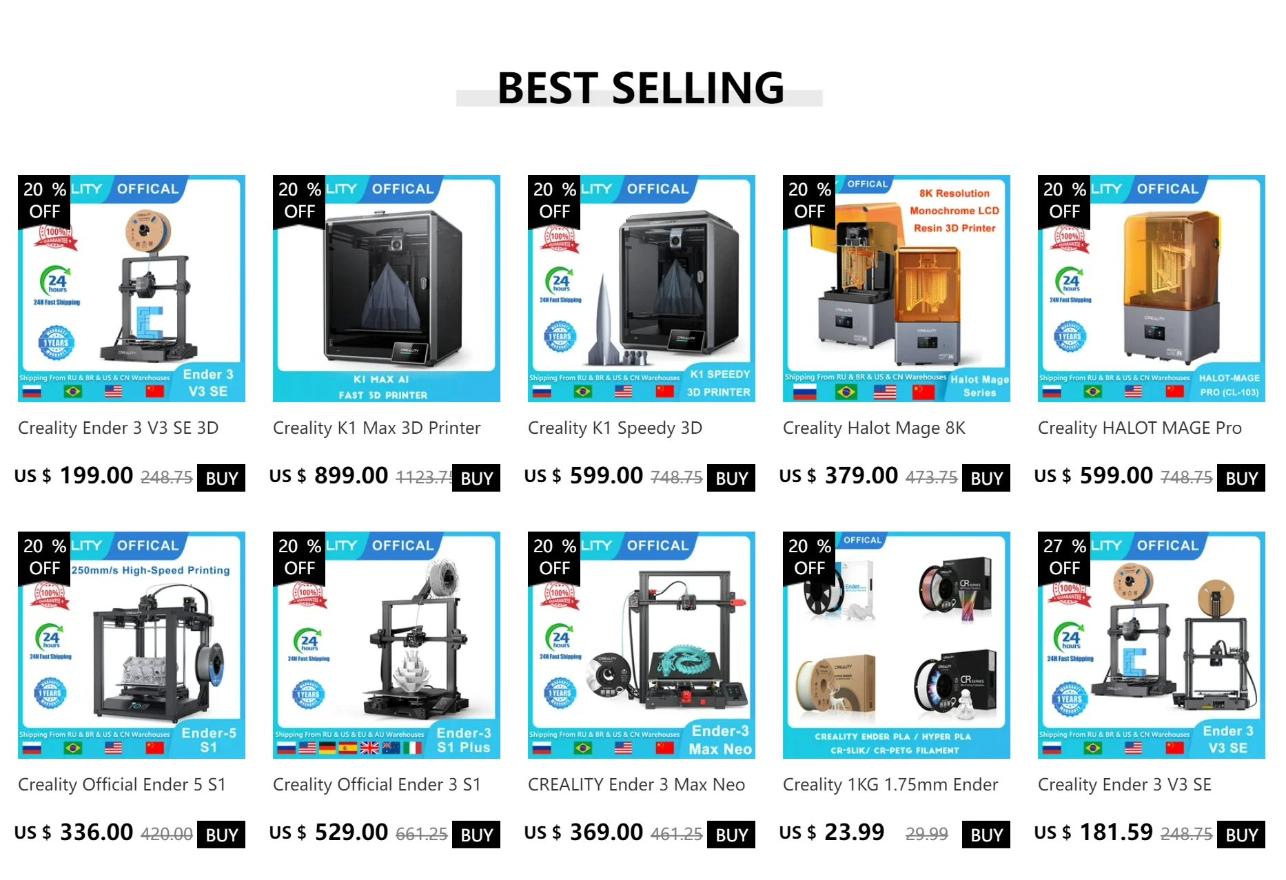 Description Picture 2 of itemCREALITY Ender 3 Max Neo Upgrade 3D Printer with Dual Z-axis CR-Touch Auto Leveling Large Print Size 300*300*320mm FDM Printer