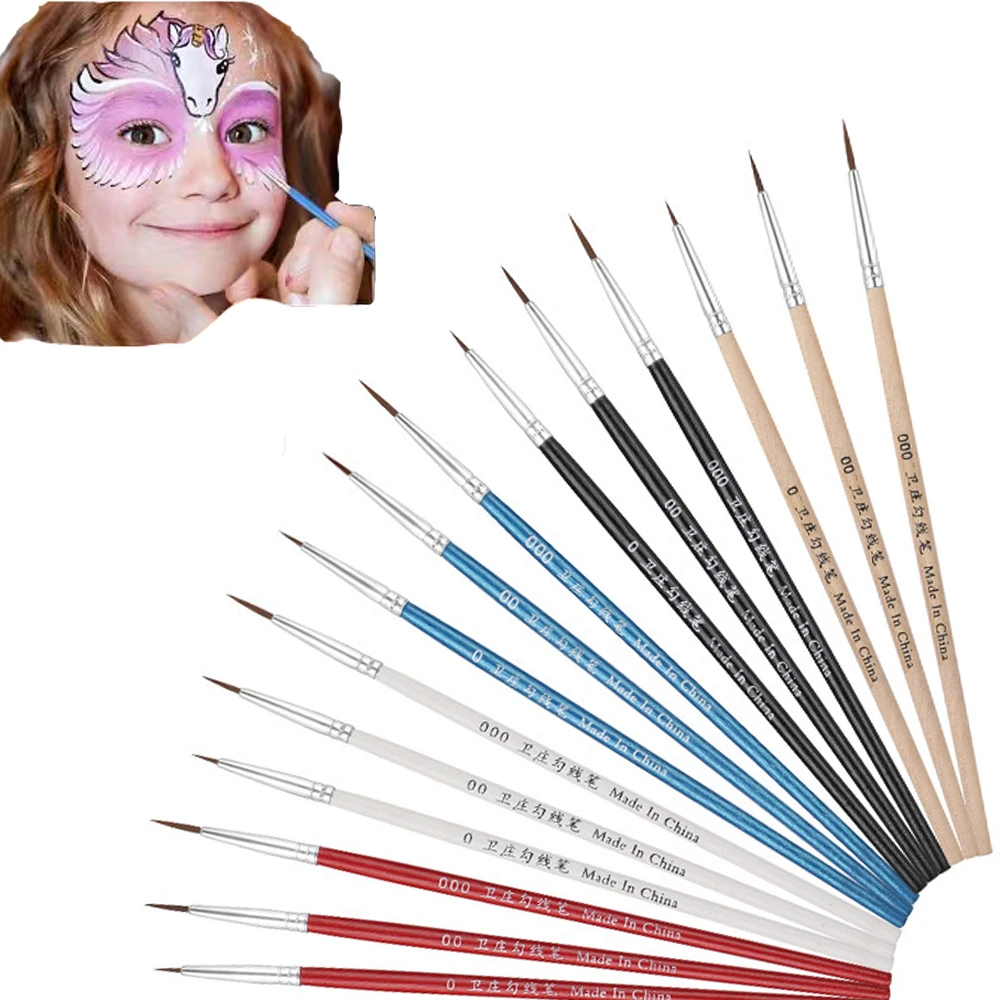 Hot 10PCS Painting Art Brush Paint Brushes Set For Acrylic Oil Watercolor Artist Professional Painting Kits