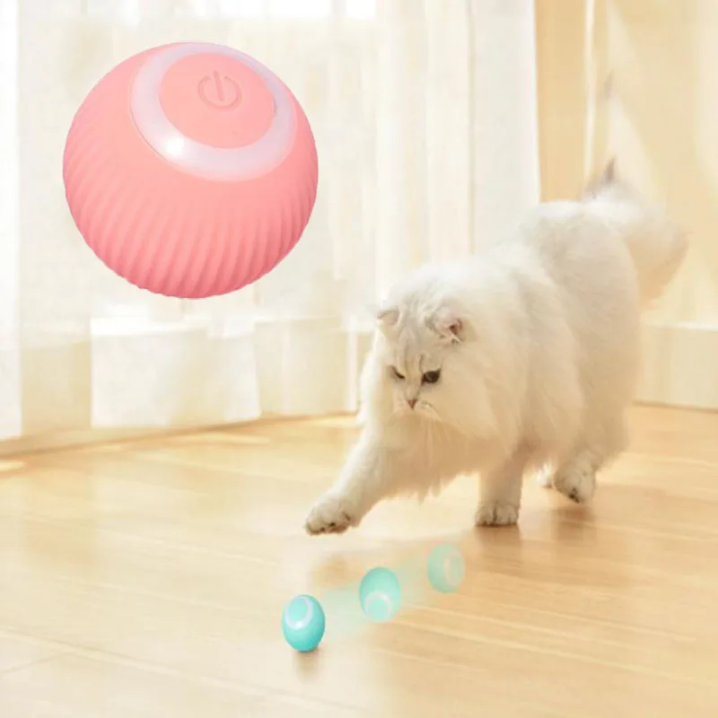 Description Picture 2 of itemTraining Self-moving Kitten Electric Cat Ball Toys Automatic Rolling Smart Cat Toys for Cats Toys for Indoor Interactive Playing