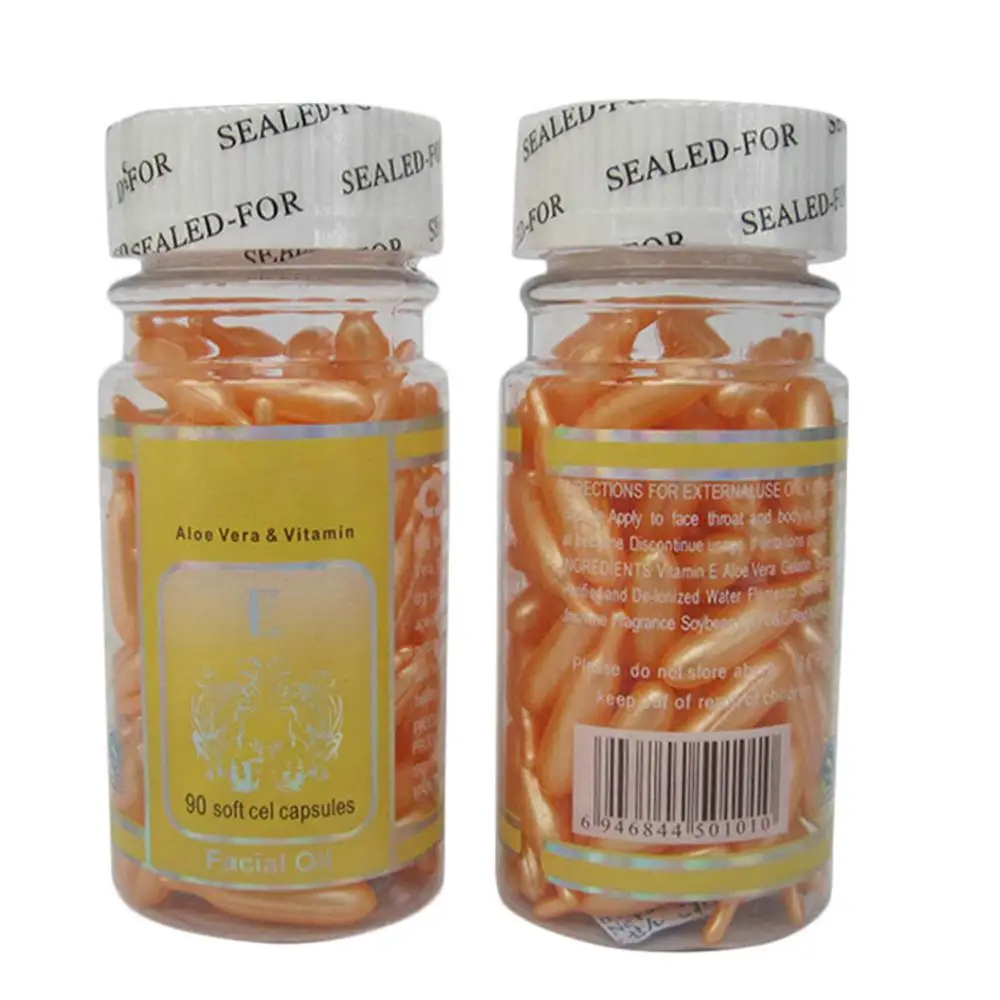 Description Picture 5 of item90pcs Vitamin E Capsules For Skin Whitening Anti-Aging Reduce Dullness Face Moisturizer Vitamin E Essence Serum Tabletsfor Women