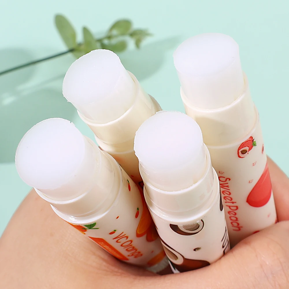 Fruit Flavor Lip Balm Long Lasting Moisturizing Lips Reduce Lip Line Anti Aging Anti-drying Hydration Lip Care Lipsticks Makeup