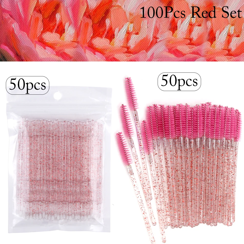 100Pcs Red Set