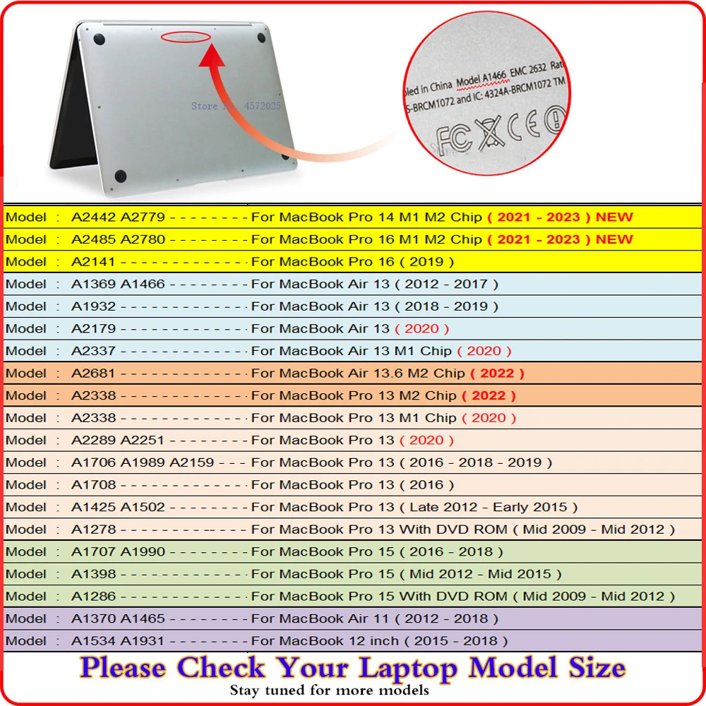 Description Picture 2 of itemNew Transparent Crystal Case For Macbook Pro Retina Air 11 12 13 14 15 16 Inch For Mac Air 13.6 M2 M1 Chip Pro 13.3 Laptop Cover