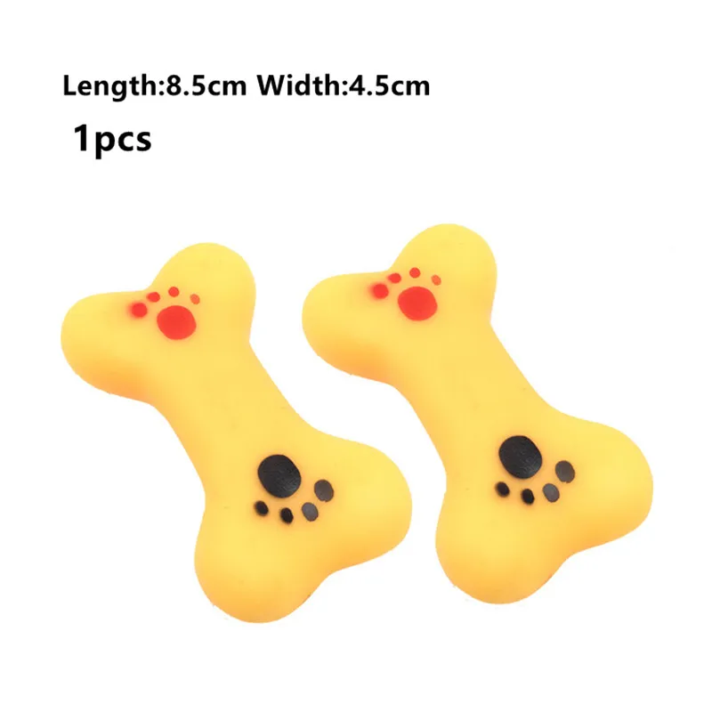 Description Picture 6 of itemFashion Rubber Squeak Toys for Dog Screaming Chicken Chew Bone Slipper Squeaky Ball Dog Toys Tooth Grinding & Training Toy